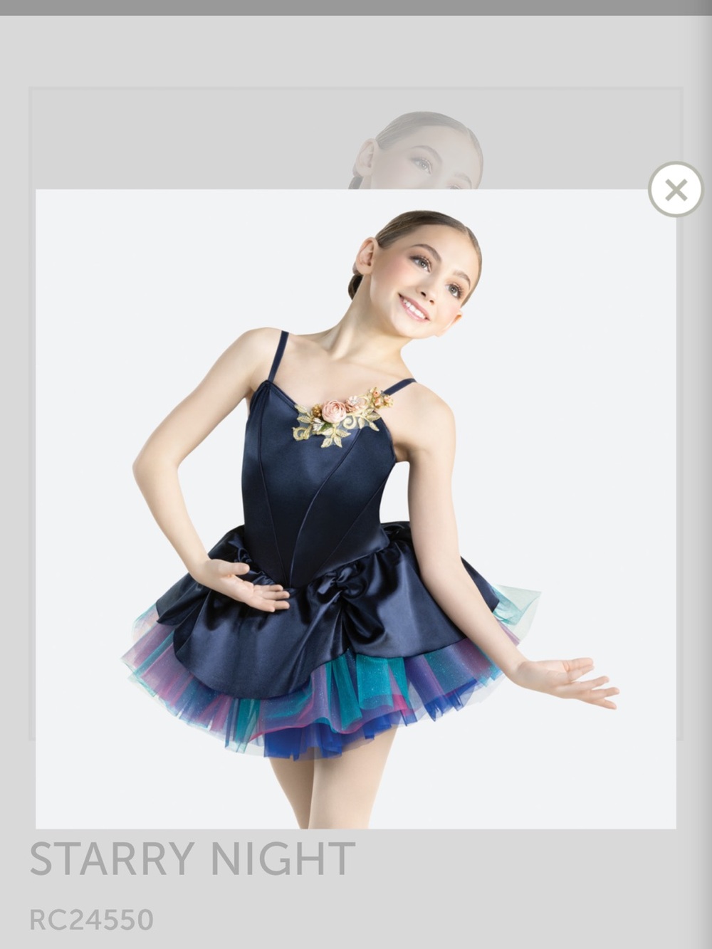 Revolution Dancewear Starry Night Costume - Size XL Child